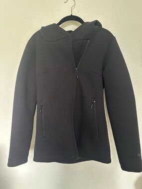 The North Face Black Quilted Hooded Jacket